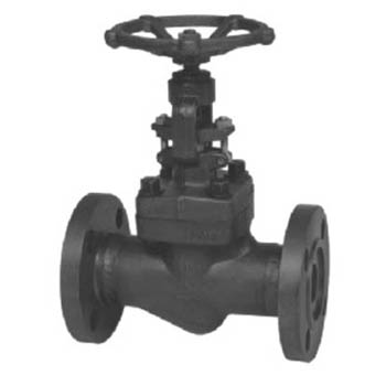 9001500LB锻钢法兰载止阀